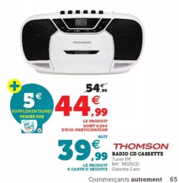 radio cassette thomson