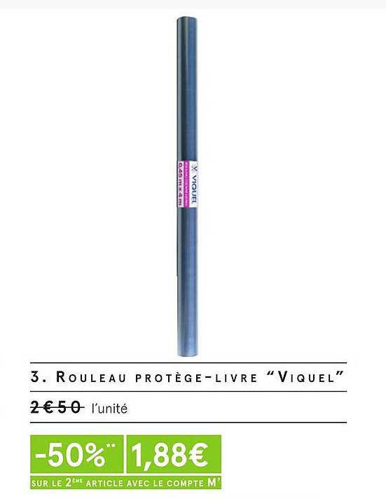 Rouleau Protège-livre Viquel