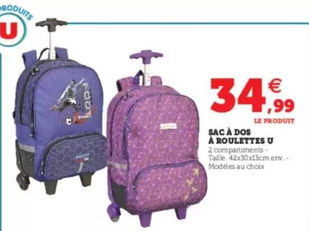 Sac à Dos à Roulettes U