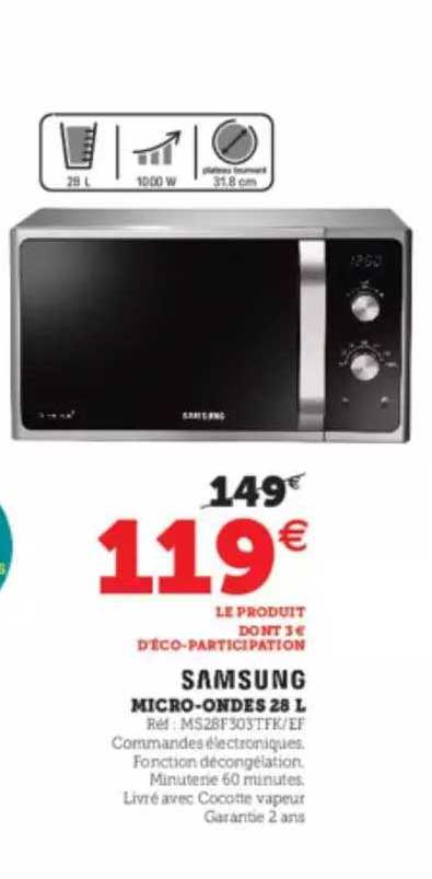 samsung micro-ondes 2s l