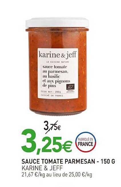 sauce tomate parmesan karine & jeff