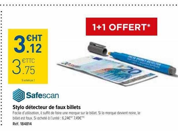 Stylo Détecteur De Faux Billets