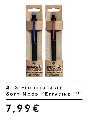 stylo effaçable soft mood effacink