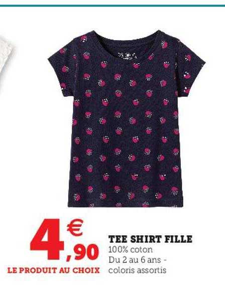 tee-shirt fille