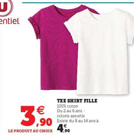 tee-shirt fille
