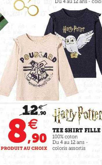 Tee Shirt Fille Harry Potter