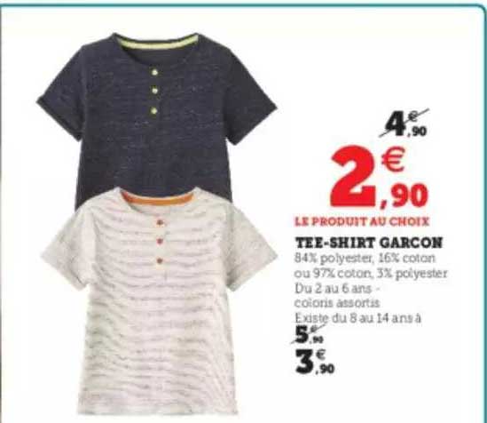 tee-shirt garcon