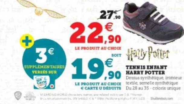 tennis enfant harry potter