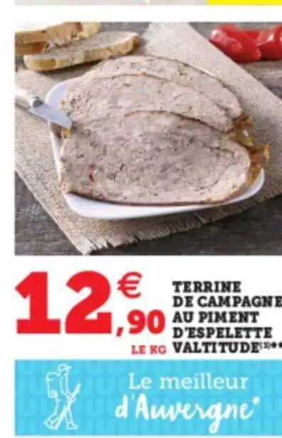 Terrine De Campagne Au Piment D'espelette Valtitude
