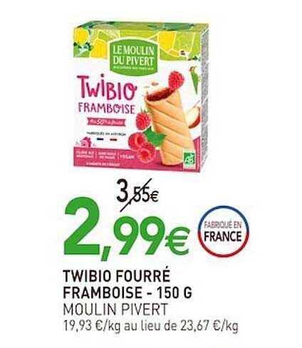 twibio fourré framboise