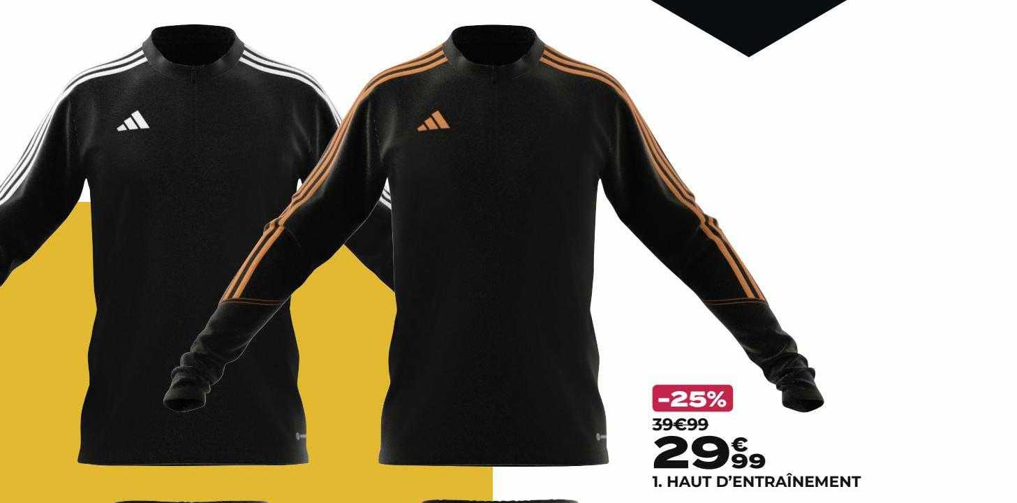 haut d'entraînement adidas