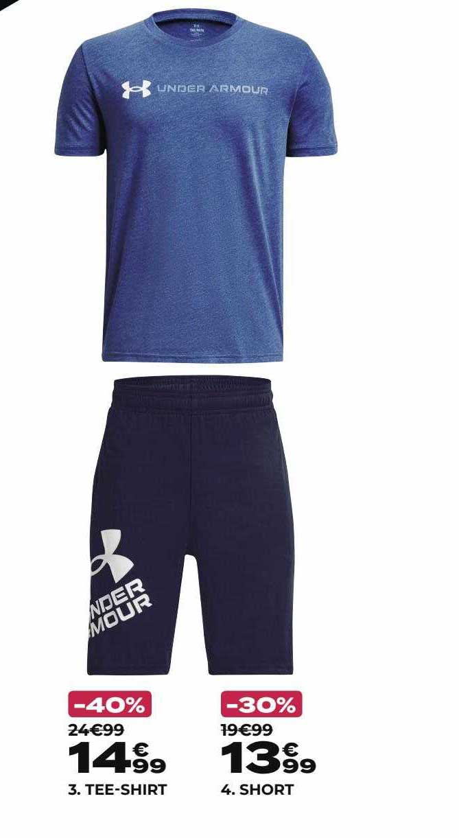 tee-shirt under armour, short under armour