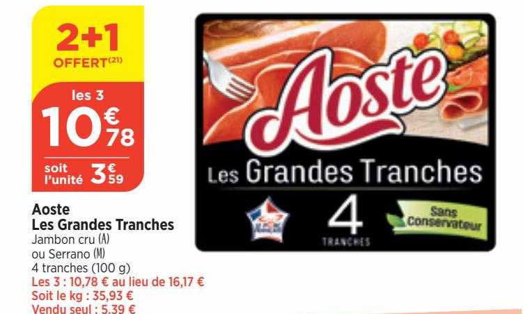 aoste les grandes tranches