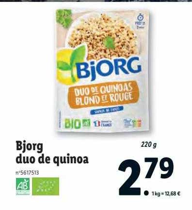 Bjorg Duo De Quinoa