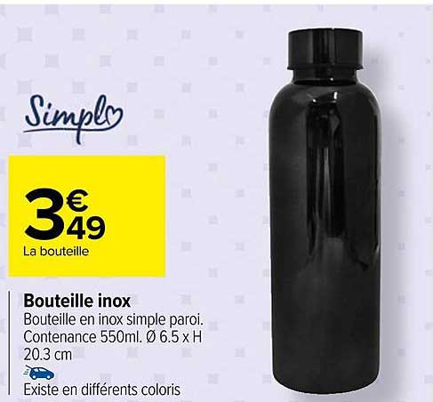 Bouteille Inox Simpl