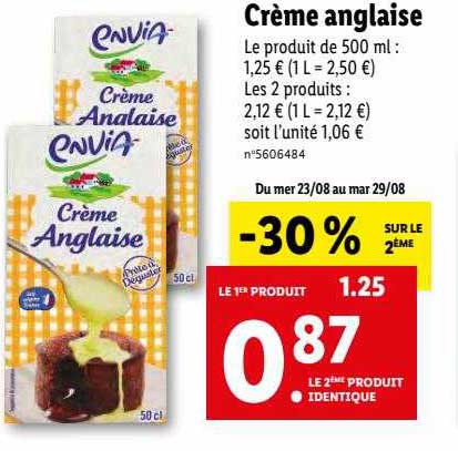 Crème Anglaise Envia