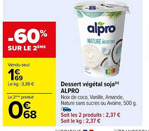 Dessert Végétal Soja Alpro