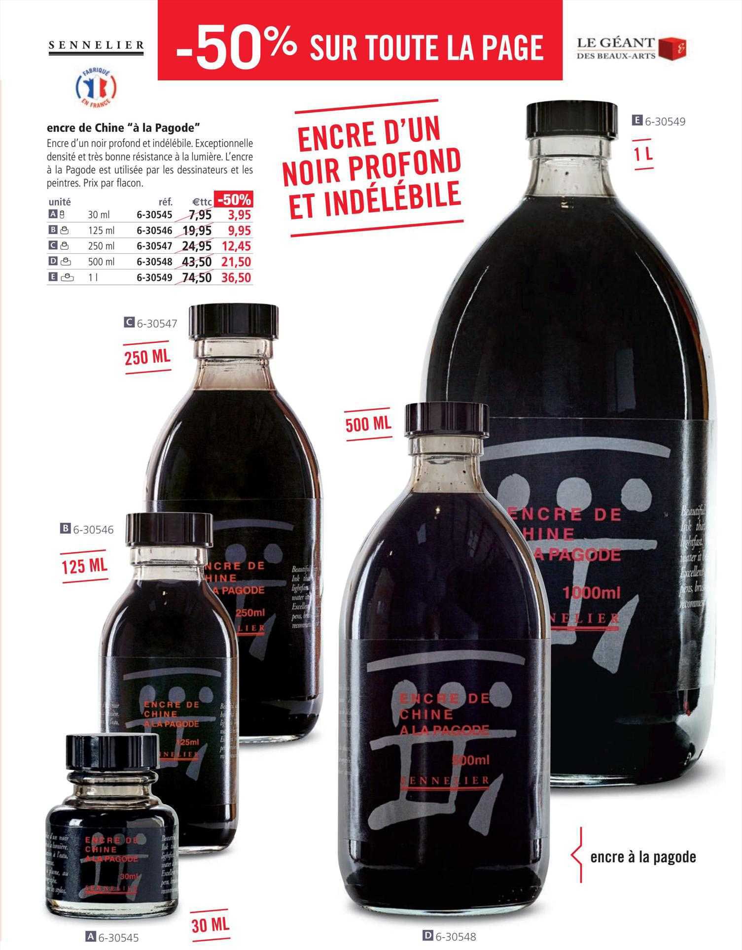 Encre De Chine "à La Pagode"