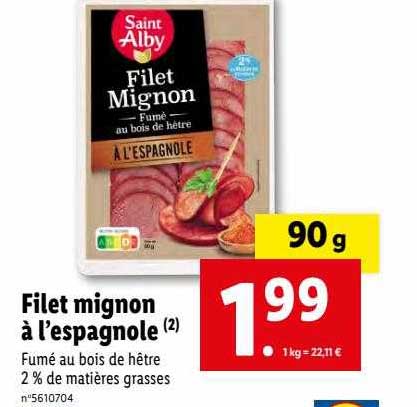 filet mignon à l'espagnole saint alby