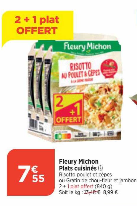 fleury michon plats cuisinés