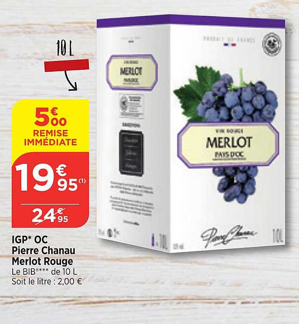 igp oc pierre chanau merlot rouge
