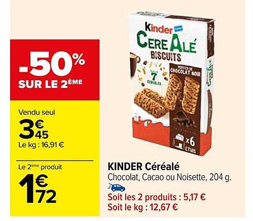 Kinder Céréalé