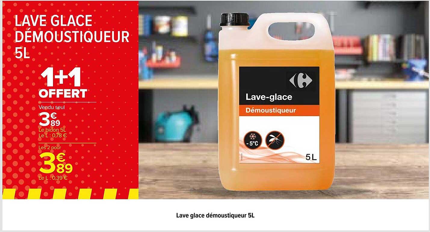 Lave Glace Démoustiqueur 5l Carrefour