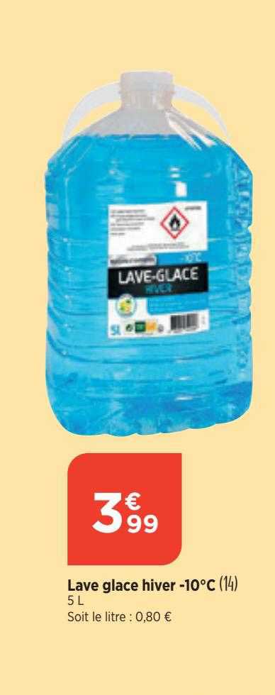 lave glace hiver -10°c