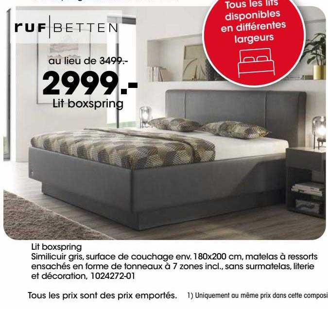 Lit Boxspring