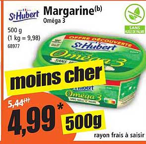 margarine oméga 3 st hubert