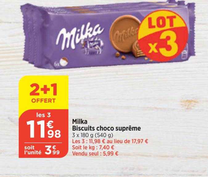 Milka Biscuits Choco Suprême