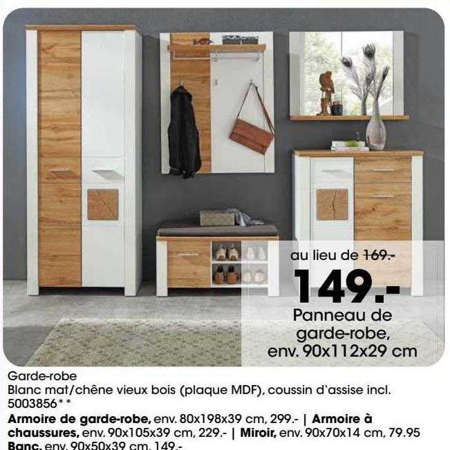 panneau de garde-robe
