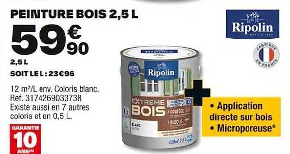 Peinture Bois 2,5l
