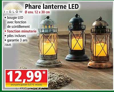 phare lanterne led i-glow