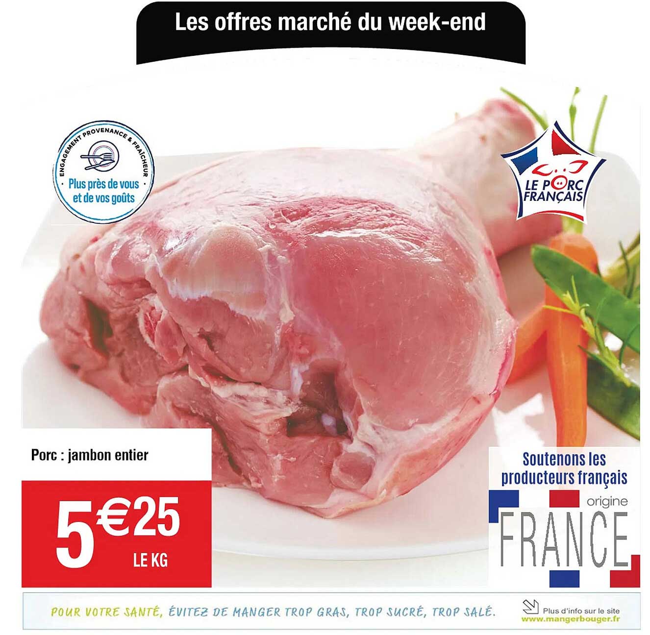 Porc : Jambon Entier