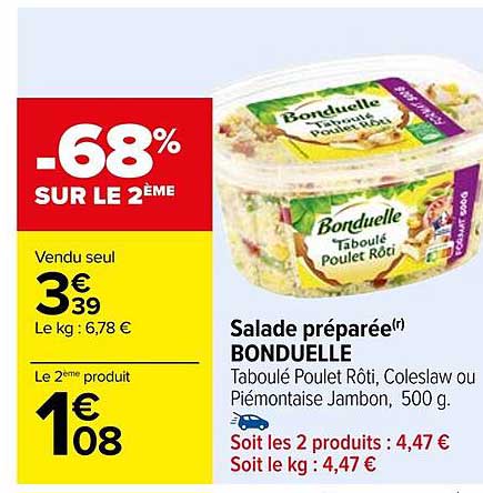 Salade Préparée Bonduelle