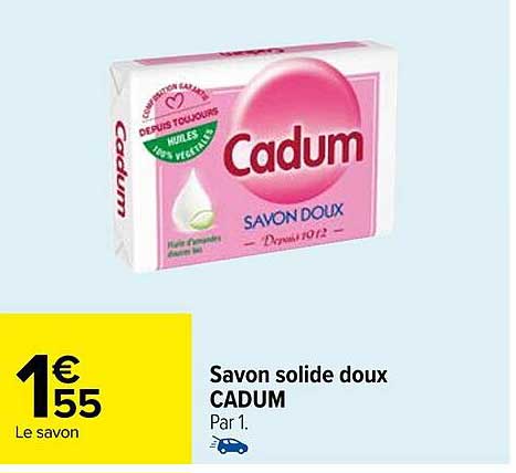 Savon Solide Doux Cadum