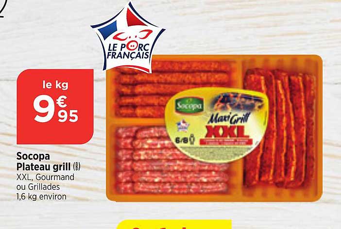 Socopa Plateau Grill