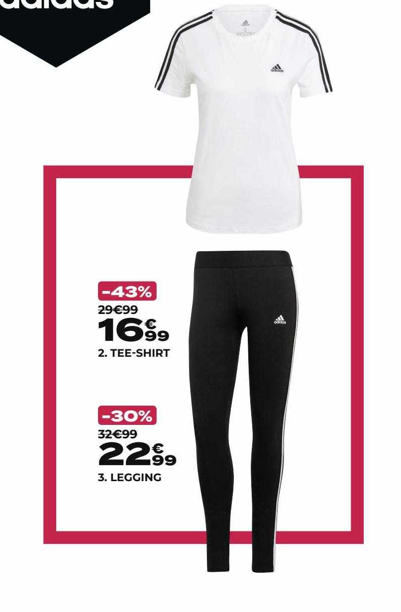 tee-shirt adidas, legging adidas