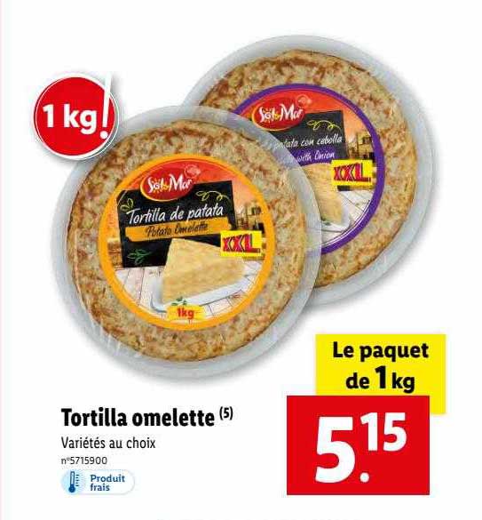 tortilla omelette sol & mar