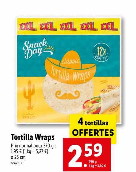 tortilla wraps snack day