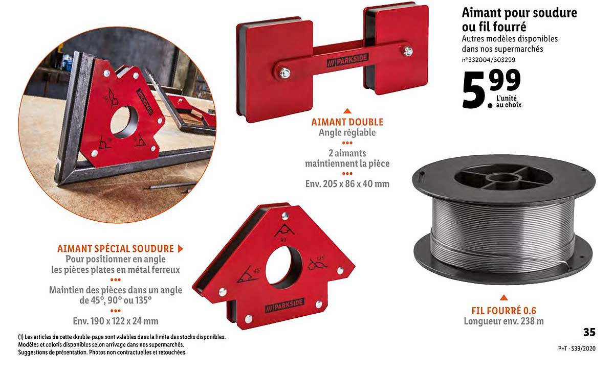 Aimant Pour Soudure Ou Fil Fourré