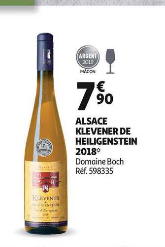 alsace klevener de heiligenstein 2018 domaine boch