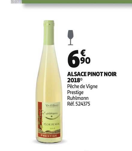 alsace pinot noir 2018 pêche de vigne prestige ruhlmann