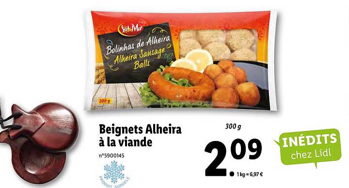 beignets alheira à la viande