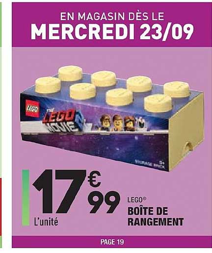 Boîte De Rangement Lego