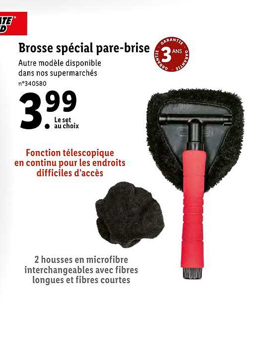 brosse spécial pare brise