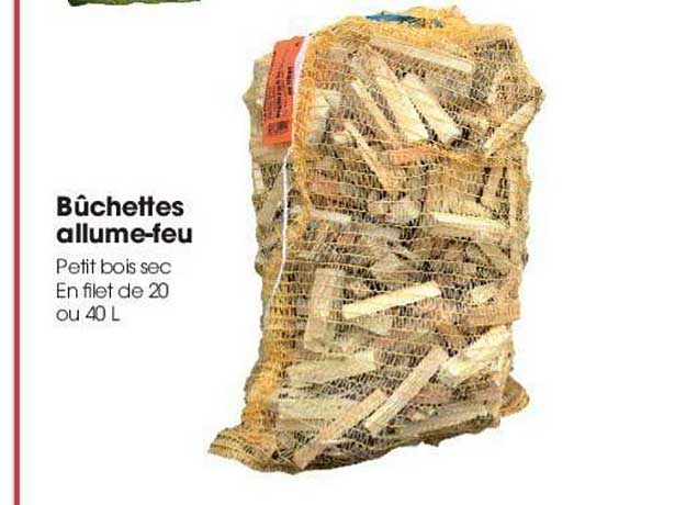 bûchettes allume feu