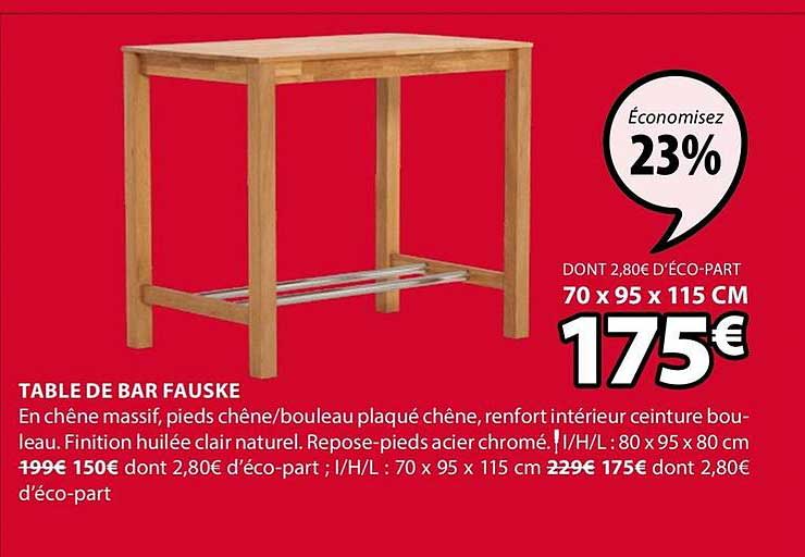 Table De Bar Fauske