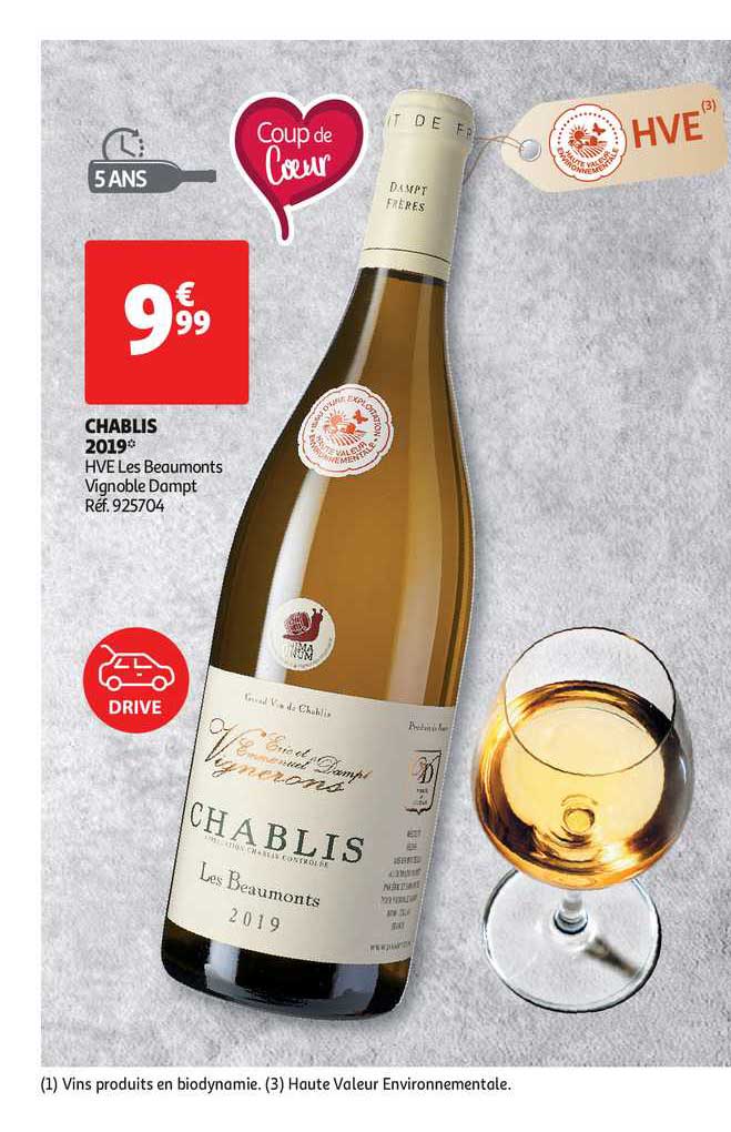 chablis 2019 hve les beaumonts vignoble dampt
